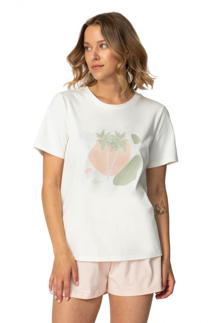 T-shirt damski koszulka z krótkim rękawem z nadrukiem m1